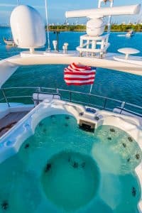 82' Sunseeker jacuzzi