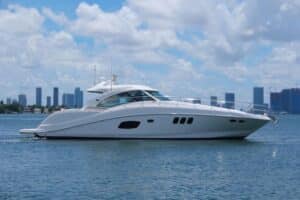 58’ Sea Ray Sundancer “Sea Barbie” Exterior Starboard