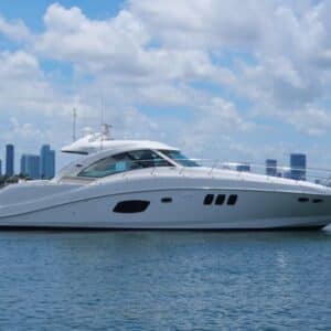 58’ Sea Ray Sundancer “Sea Barbie” Exterior Starboard