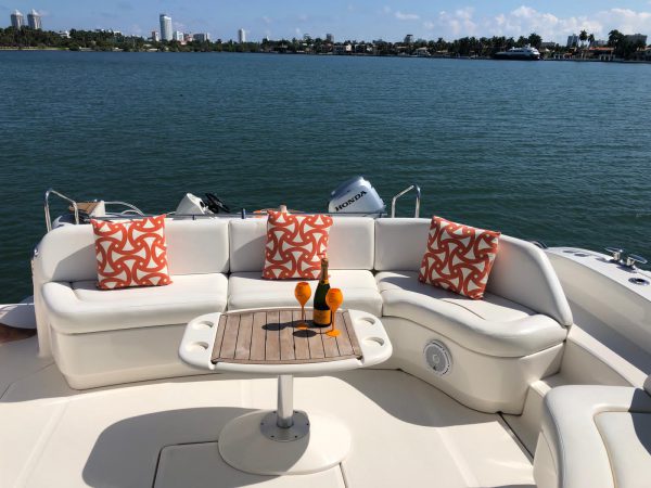 58’ Sea Ray Sundancer “Sea Barbie” Exterior Sitting Area