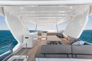 75' Prestige 2015 Exterior Sitting Area 4