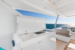 75' Prestige 2015 Exterior Sitting Area 3