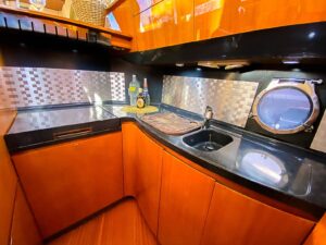 55' Azimut Flybidge Kitchen Area