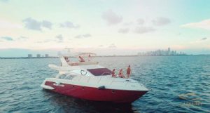 55' Azimut Flybidge on Water